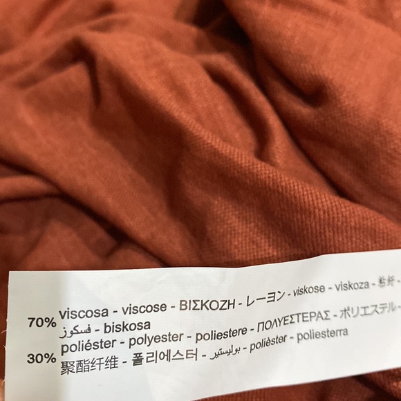 New with tag Zara Maxi Dress with pockets Fall Halloween Pumpkin patch - Picture 5 of 7